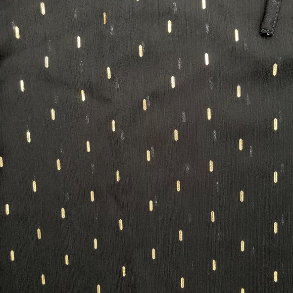 Banana Republic Women's Metallic Necktie Blouse - Picture 2 of 6